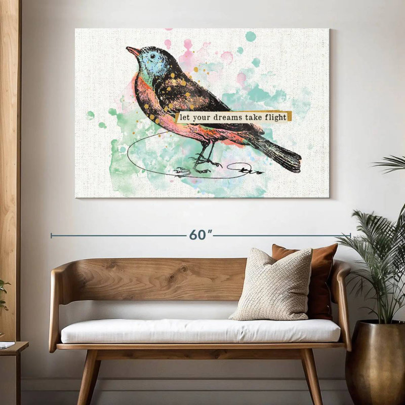Brampt Thoughtful Wings II, 34" H x 51" W