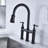 Bridge Kitchen Faucet With Pull-Down Sprayhead