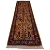 Hand Woven Cotton and Wool Oriental Area Rug