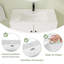 Meuble-lavabo sur pied simple 36 po avec comptoir en résine-1637844666