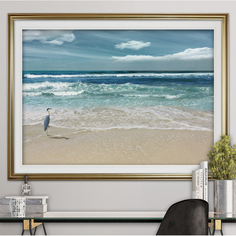 Nature's Symphony - reproduction d'art encadrée, H 28 po x l 38 po x P 1,5 po, Or
