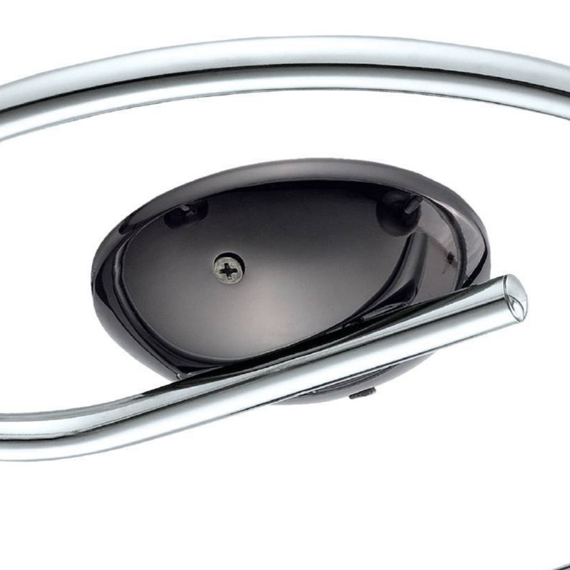 Lambright 34.5cm 3 -Light Track Kit, Nickel-Nero / Chrome