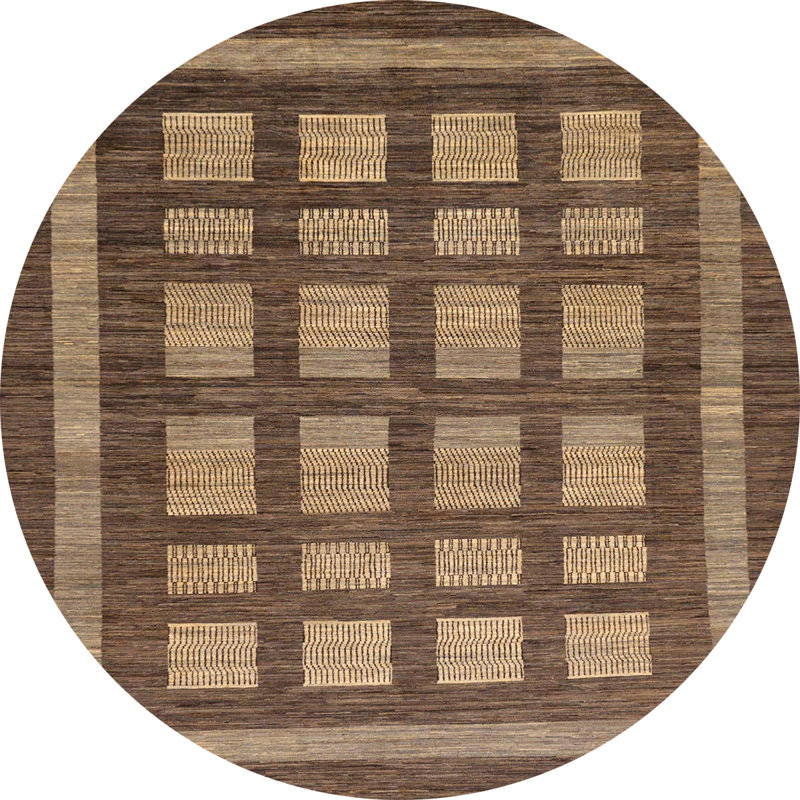Abstract Indoor Rug, Round 5'