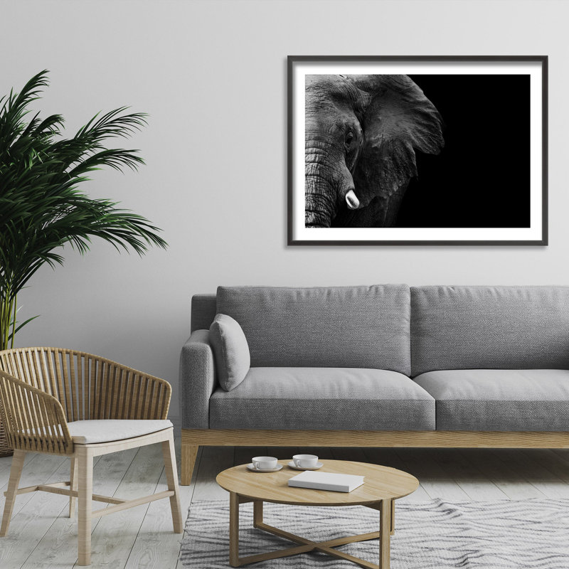 Elephant Print, 16" H x 24" W
