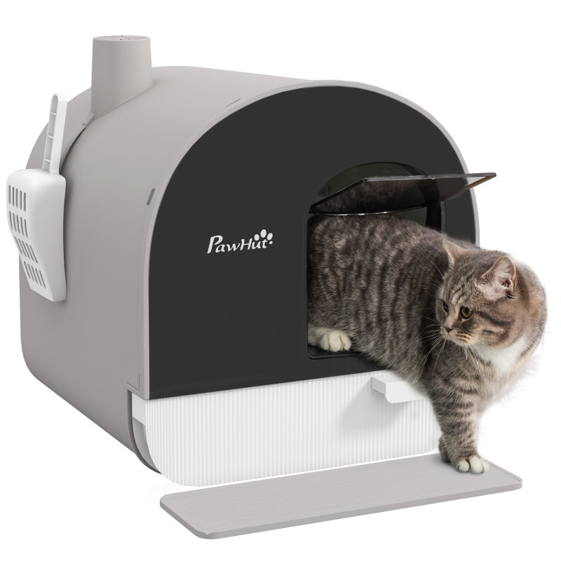 Litter Box Enclosure, Grey