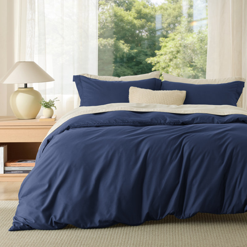 Bedsure White Duvet Cover Cal King Size - Soft Double Brushed Bedding Set for Kids & Adults（Set of 3）, White