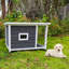 Chenil d'extérieur pour chiot, cage imperméable pour chien, niche pour chien en bois avec terrasse