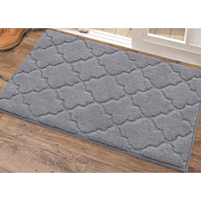 Non-Slip Geometric Doormat