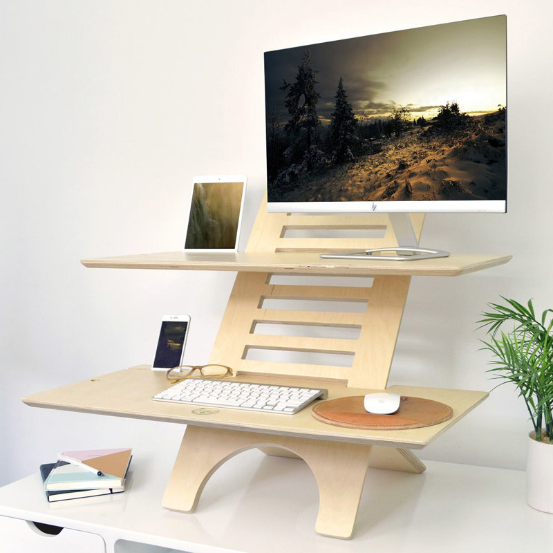 Convertisseur de bureau pour travailler debout à hauteur réglable