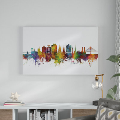 « charleston south caroline horizon ii », impression sur toile tendue