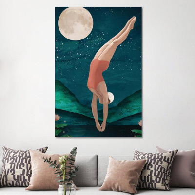 Dive by Laura Graves - Painting on Canvas