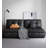 Minimalist Modern Cat Scratch Leather Extendable Storage Living Room Sofa-1439209058
