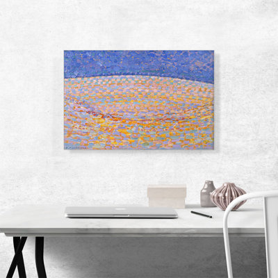 «Dune III 1909» par Piet Mondrian, reproduction d'art sur toile tendue