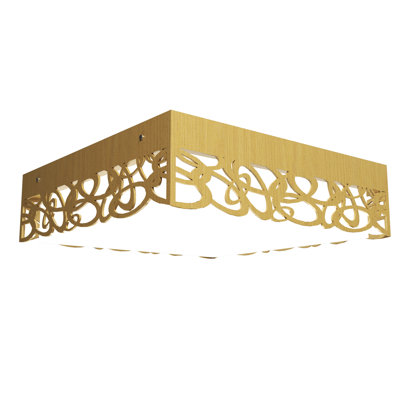 Plafonnier encastré à 1 lumière DEL