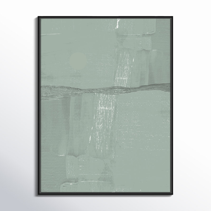 Attica - Toile à cadre flottant, Noir, H 41,5 po x l 31,5 po x P 2 po