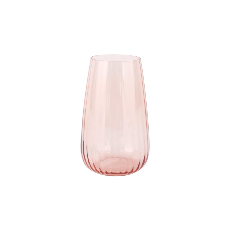 Francesca Highball Glass, Pink