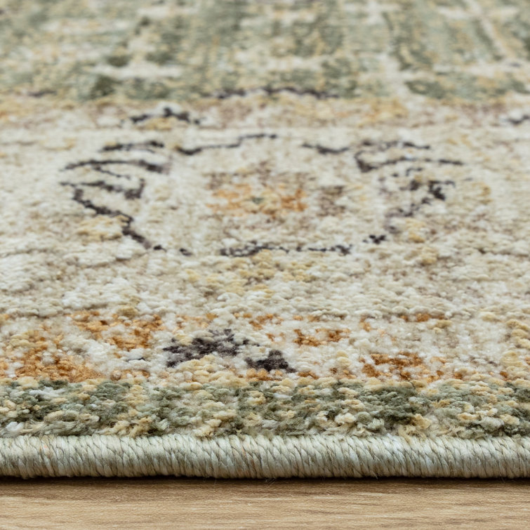 Madeleine Vintage Green Area Rug