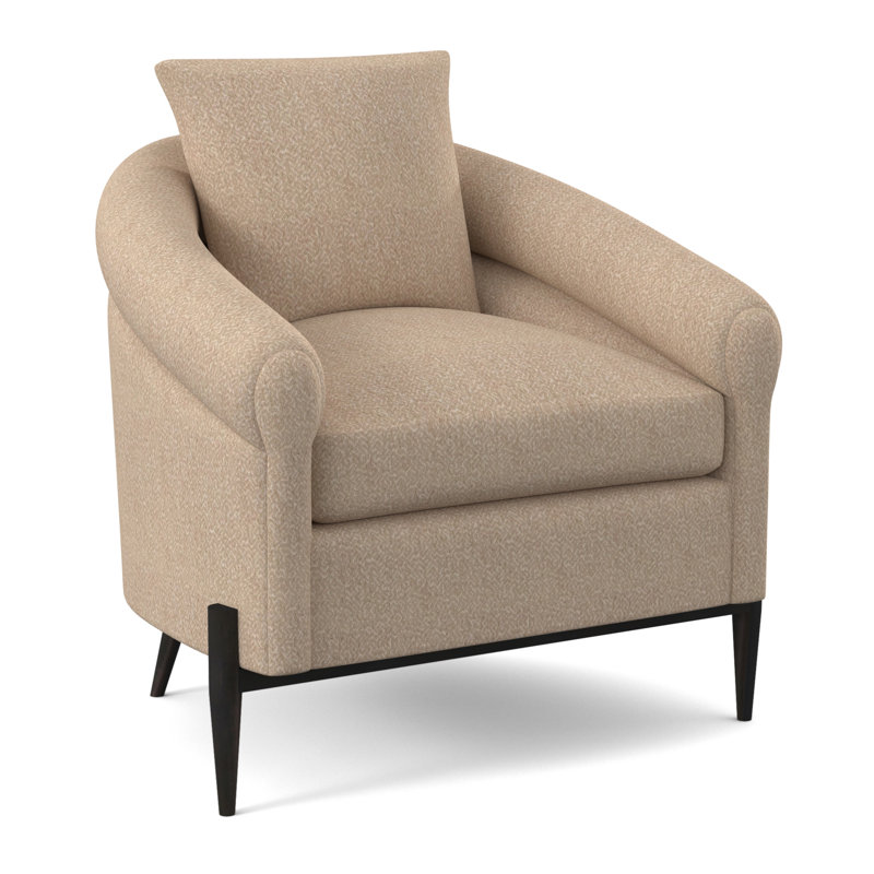 Chaise Jaxson, Espresso, Mélange de polyester blé Maya