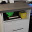 Bureau de jeu, finition blanche