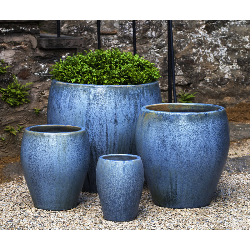 Handmade Planter, Blue Pearl