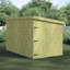 Shiplap Pent Wooden Shed-120922237