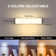 3Colors Decorative Battery Under Cabinet Light, 48LED Wireless Rechargeable Motion Sensor Closet Light