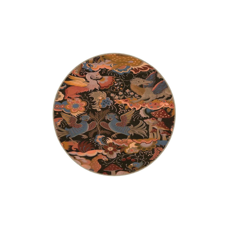 Animal Patterned Woven Base And Washable Case, Runner 2'6" x 9'11"
