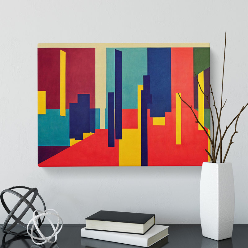 Enviable Modern Abstract - Wrapped Canvas, 40cm H x 60cm W x 3cm D