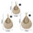 Surveen Boho Wall Hanging Fruit Baskets with 6 Hooks