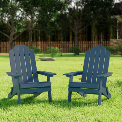 Suzzette Foldable Outdoor Adirondack Set