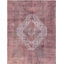 Canvello Overdyed Purple Rug For Living Room - 9'3" X 12'4"