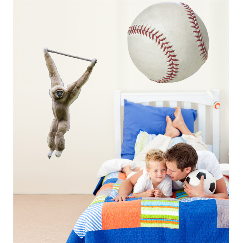 Animals Non-Wall Damaging Wall Decal, 48" H x 23" W
