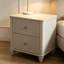 Ensemble de 2 pièces de table de chevet de 21,65 po avec 3 tiroirs et table de chevet-410130781