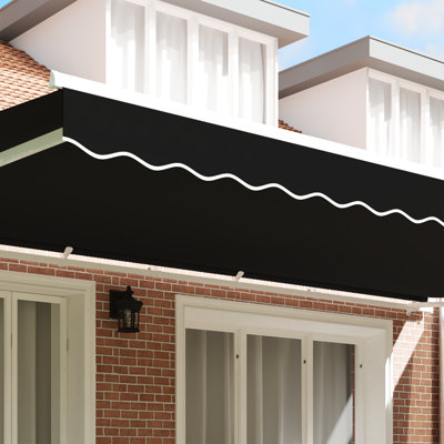 VidaXL 20cm D Retractable Patio Awning