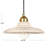 Elegant Stoneware Pleated Pendant Lamp