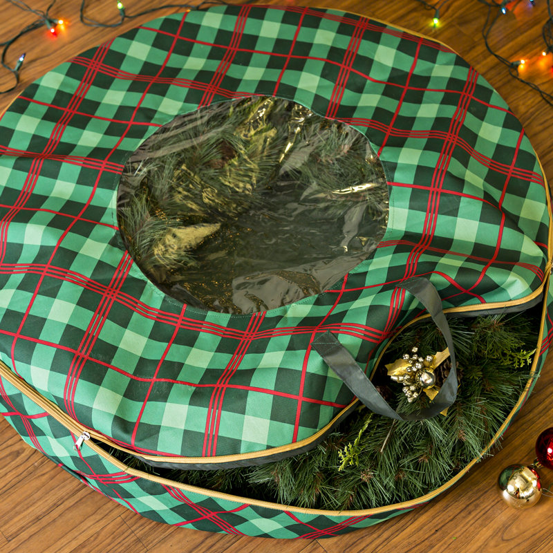 Rangement pour couronne de Noël