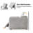 Aegean Modern Chenille Power Recliner with Dual Motor and Covered Arms-49669083