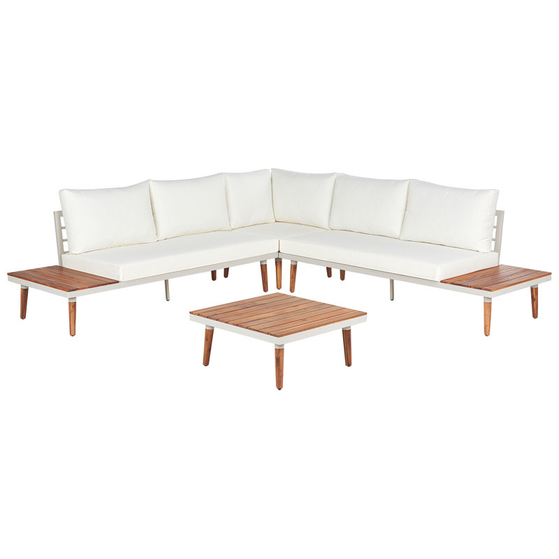 5 Seater Garden Sofa Set Off-White Mondello