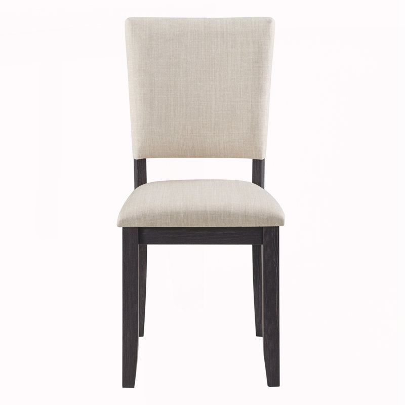 Ensemble de 4 chaises de salle à manger modernes, Noir antique