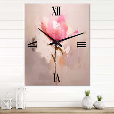 Horloge murale Coral Elegance