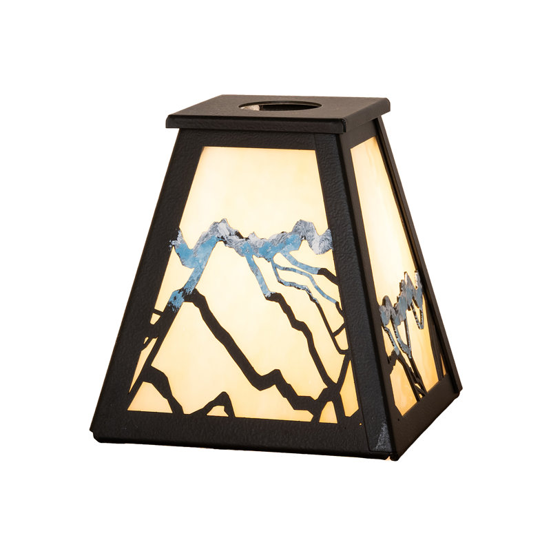 6 in. H Square Candelabra Shade