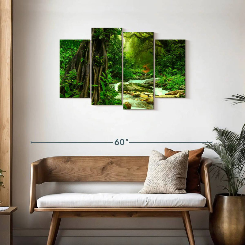 Alvord Enchanting Deep Rainforest, H 27 po x l 43 po
