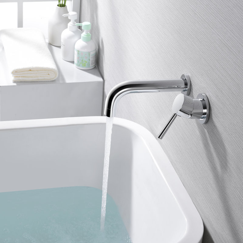 1 Handle Bathroom Bath Faucet, Chrome