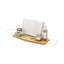 Freestanding Bamboo Bathroom Accessory Tray
