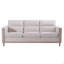 Comfortable Solid Wood Three-Seater Sofa