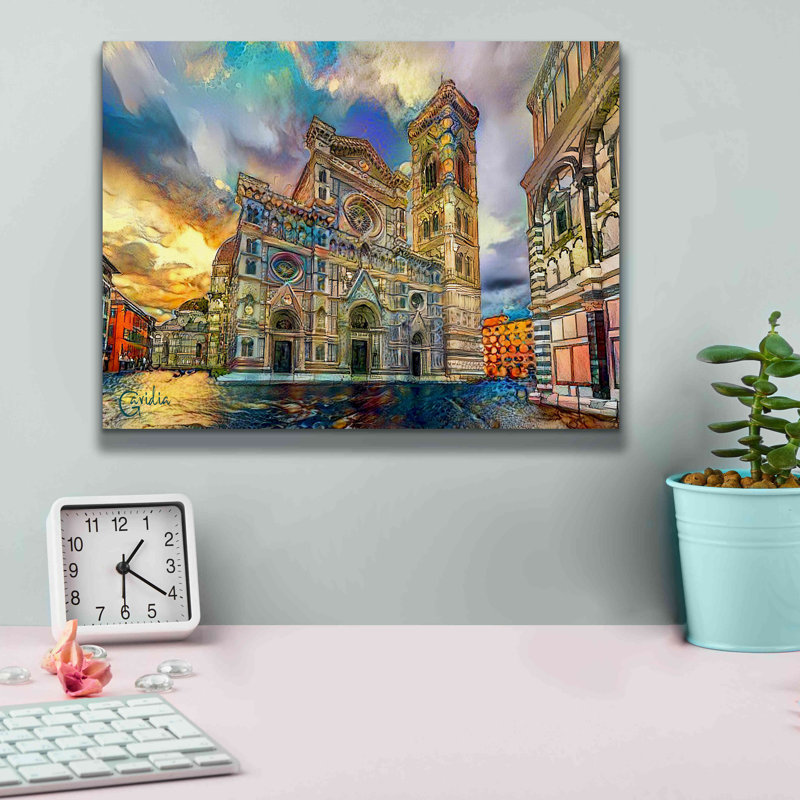 Impression sur toile tendue, H 12 po x l 16 po x P 0,75 po