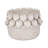 Stylish Ceramic Indoor Planter with Sculptural Heart Detail - Glossy Decorative Accent Pot for Modern Flower Pots - Textured Outdoor Planters and Home Garden Decor-453352068-453352075