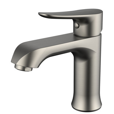 Single-Hole Single-handle Bathroom Faucet with Drain Assembly