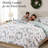 Southshore Fine Linens Happy Holidays Reversible Comforter Set, 100 GSM Double-Brushed Microfiber Holiday Bedding with Down-Alternative Fill, 1 Comforter and 2 Pillow Shams, Full / Queen-102538399
