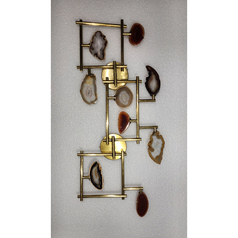 Applique murale en agate